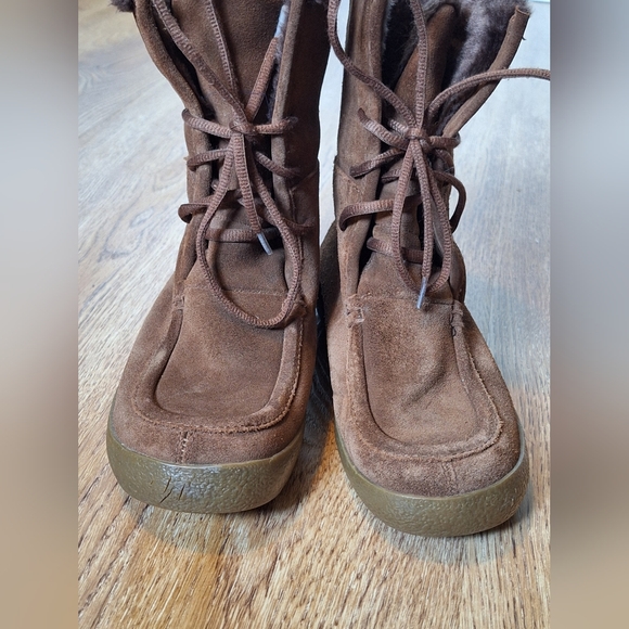Cougar Cricket Brown Suede Lace Up Boot - 6 - Picture 3 of 9